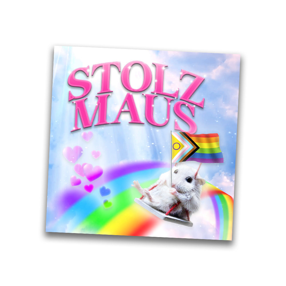 STICKER - Stolzmaus (10er Pack)