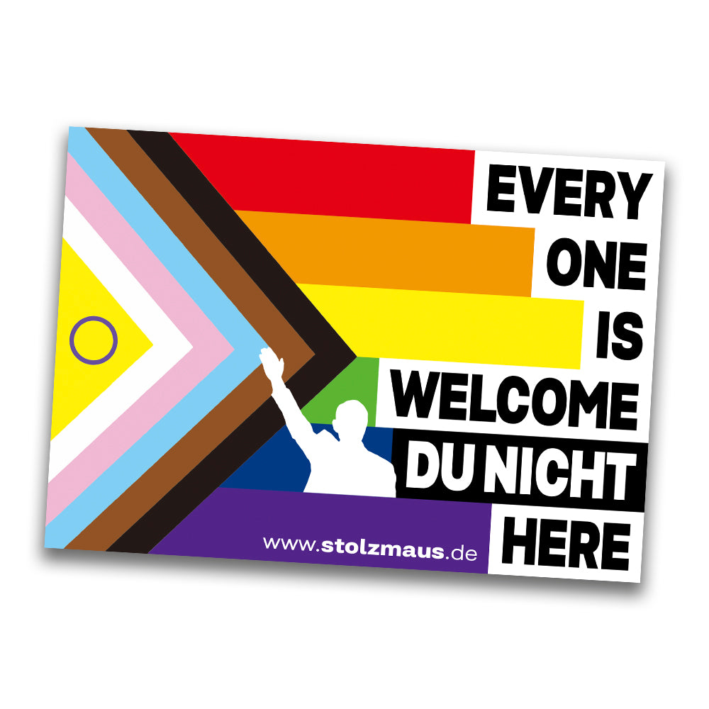 STICKER - Every One Is Welcome Here (10er Pack)
