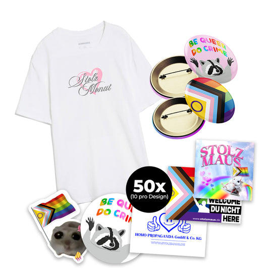 Limited Bundle "Love" inkl. Sticker & Buttons